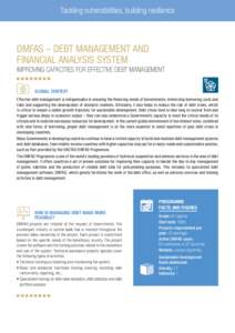 UNCTAD Toolbox Section 2 - Tackling vulnerabilities, building resilience - DMFAS - Debt Management and Financial Analysis System