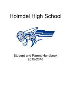 Holmdel High School  Student and Parent Handbook  Introduction