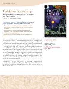 Pseudo-scholarship / Graham Hancock / Robert M. Schoch / Robert Bauval / Civilization / Consciousness / Pseudoarchaeology / Cognitive science / Mind