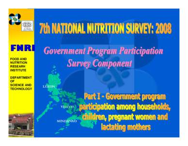 Nutrition / Food science / Self care / Food / Nutrition Foundation of the Philippines /  Inc.