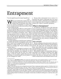 Jacobson v. United States / United States v. Russell / Sherman v. United States / Sting operation / Attempt / Hampton v. United States / Sorrells v. United States / Law / Abuse of the legal system / Entrapment