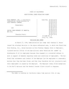 Law / Labour law / History of the United States / Labor relations at the Santa Barbara News-Press / Unfair labor practice / National Labor Relations Board / 74th United States Congress / National Labor Relations Act