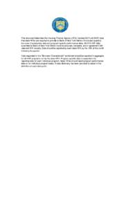 This document describes the Housing Finance Agency (HFA) Hardest-Hit Fund (HHF) data that state HFAs are required to provide to Bank of New York Mellon. It includes quarterly borrower characteristic data and program spec