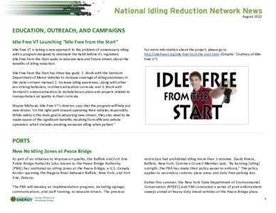 National Idling Reduction Network News - August 2012