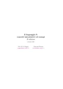 Il linguaggio R: concetti introduttivi ed esempi II edizione – settembre 2005 –  Vito M. R. Muggeo