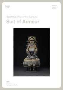 Bushido: Way of the Samurai  Suit of Armour Armour Yoroi