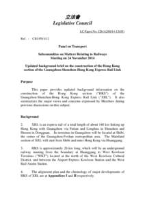 立法會 Legislative Council LC Paper No. CB[removed]Ref. :  CB1/PS/1/12