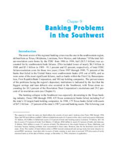 Chapter 9  Banking Problems