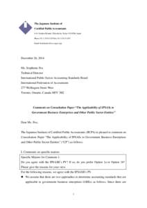 The Japanese Institute of Certified Public Accountants[removed]Kudan-Minami, Chiyoda-ku, Tokyo[removed], Japan Phone: [removed]Fax: [removed]Email: [removed]