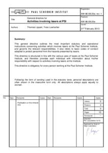 Registration  AW[removed]20e, rev. 1 Replaces  General directive for