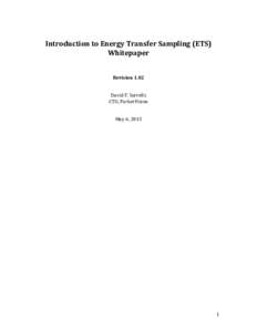 Microsoft Word - Introduction to Energy Transfer Sampling Whitepaper Rev1.02_sp.docx