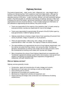 Microsoft Word - Highway_Services_Brief_12[removed]doc