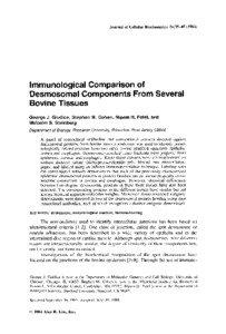 Journal of Cellular Biochemistry 26:[removed]Immunological Comparison of