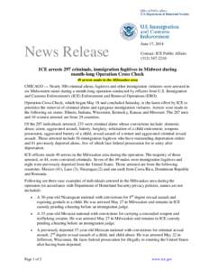 Office of Public Affairs U.S. Department of Homeland Security June 17, 2014  News Release