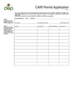Microsoft Word - CAIRPermitApp1.doc
