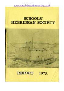 www.schools-hebridean-society.co.uk  SCHOOLS ANNUAL  HEBRIDEAN