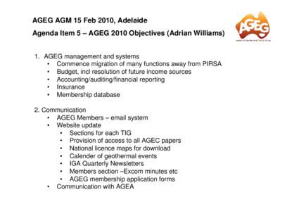 Microsoft PowerPoint - AGEG AGM 15 FebItem 5 Objectives.ppt