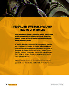 Atlanta Fed 2013 Annual Report: Directors & Officers