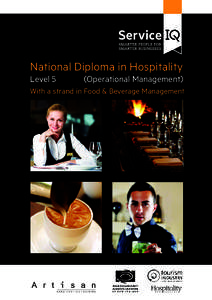 la  National Diploma in Hospitality Level 5  (Operational Management)