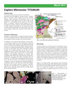 Geology / Oxide minerals / Ilmenite / Titanium / Ore / Placer deposit / Duluth Complex / Mineral exploration / Leucoxene / Chemistry / Economic geology / Matter