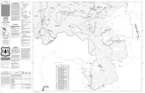 Canyon Lakes Ranger District MVUM - South