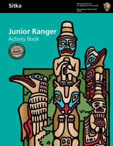 Sitka  Junior Ranger Activity Book  National Park Service