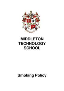 MIDDLETON TECHNOLOGY SCHOOL Smoking Policy