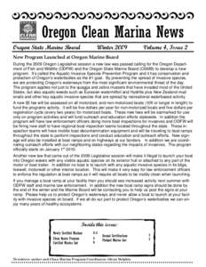 Clean Marina Newsletter 2009 winter b&w.pub