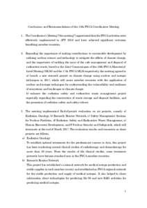 Conclusions and Recommendations of the 18th FNCA Coordinators Meeting 1. The Coordinator’s Meeting (“the meeting”) appreciated that the FNCA activities were effectively implemented in JFY 2016 and have achieved sig