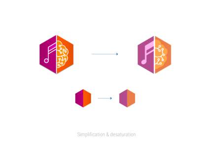 Simplification & desaturation  Brain shape variations M