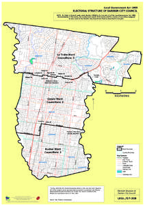 Local Government Act 1989 ELECTORAL STRUCTURE OF DAREBIN CITY COUNCIL CChh eedd ddaa