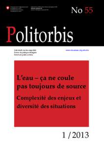 5 No 55 Politorbis Zeitschrift zur Aussenpolitik Revue de politique étrangère