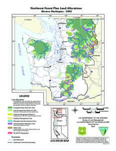 Northwest Forest Plan Land Allocations Western Washington[removed]°  49°