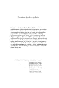 University of Florida / Gainesville /  Florida / Tallahassee /  Florida / Foundations of Modern Arab Identity / Florida State University / University Press of Florida / Boca Raton /  Florida / Tallahassee / Florida / Association of Public and Land-Grant Universities / State University System of Florida