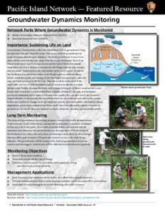 Pacific Island Network — Featured Resource Groundwater Dynamics Monitoring Network Parks Where Groundwater Dynamics is Monitored __ Kaloko-Honokōhau National Historical Park (KAHO) __ American Memorial Park (AMME)