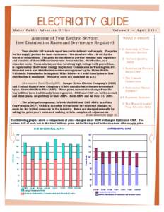 ELECTRICITY GUIDE  Maine Public Advocate Office Volume 8 — April 2004