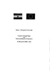 Country Strategy Paper and National Indicative Programme for the period[removed]Ghana