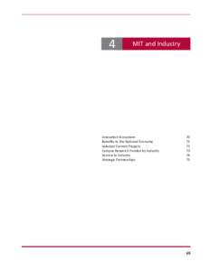 4  MIT and Industry Innovation Ecosystem	 Benefits to the National Economy