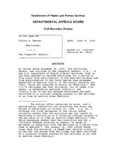 [removed]CR423 ViNita R. Warren v. OIG