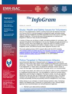 EMR-ISAC July 24, 2014 InfoGram