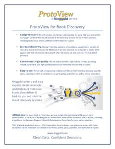 a  service ProtoView for Book Discovery 