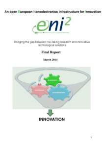 An open European Nanoelectronics Infrastructure for Innovation  Bridging the gap between risk-taking research and innovative technological solutions  Final Report