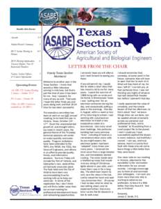 Microsoft Word[removed]TXASABE_Spring2014_Newsletter_DRAFT_3