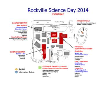 Rockville Science Day 2014 EVENT MAP ATHLETIC FIELD  Overflow Parking