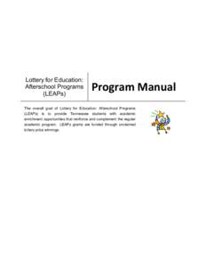 Lottery for Education: Afterschool Programs (LEAPs)