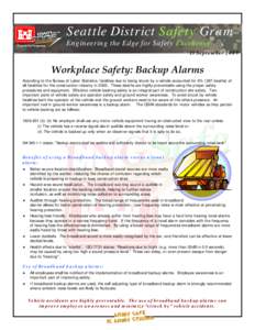 Back-up beeper / Construction site safety / Backup / Automobile safety / Alarm devices / Burglar alarm / Car alarm / Safety / Security / Alarms