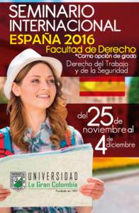 SEMINARIO  INTERNACIONAL ESPAÑAFacultad de Derecho