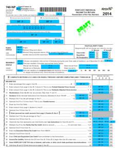 740-NP 42A740-NP Department of Revenue  Check if return is: