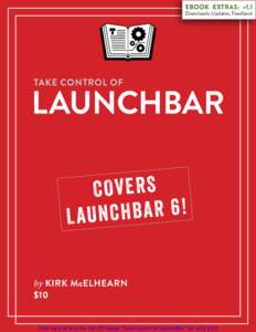 Take Control of LaunchBar[removed]SAMPLE
[removed]Take Control of LaunchBar[removed]SAMPLE