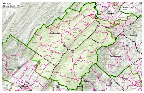 HB 5005 House District 15 Russells  Parkins Mill